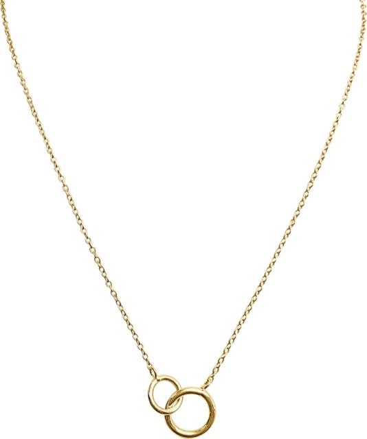 NK SMALL PED DBLCIRCLE GOLD